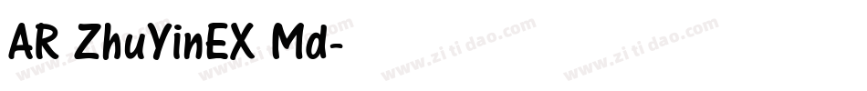 AR ZhuYinEX Md字体转换